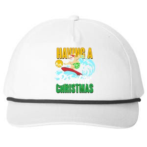 Having A Beachin' Christmas Snapback Five-Panel Rope Hat