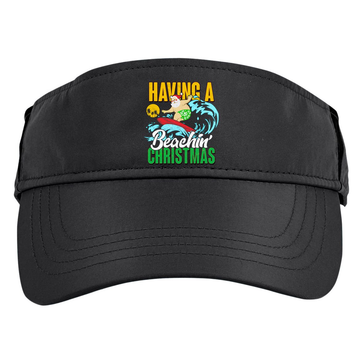 Having A Beachin' Christmas Adult Drive Performance Visor