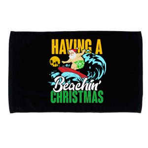 Having A Beachin' Christmas Microfiber Hand Towel