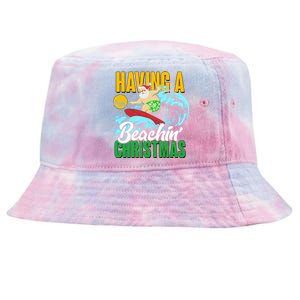 Having A Beachin' Christmas Tie-Dyed Bucket Hat