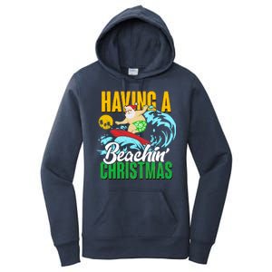 Having A Beachin' Christmas Women's Pullover Hoodie