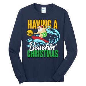 Having A Beachin' Christmas Tall Long Sleeve T-Shirt