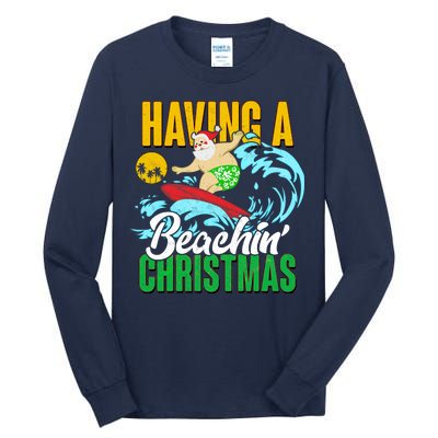 Having A Beachin' Christmas Tall Long Sleeve T-Shirt