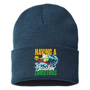 Having A Beachin' Christmas Sustainable Knit Beanie