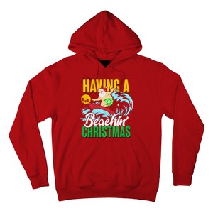 Having A Beachin' Christmas Hoodie