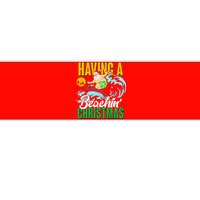 Having A Beachin' Christmas Bumper Sticker