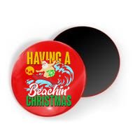 Having A Beachin' Christmas Magnet