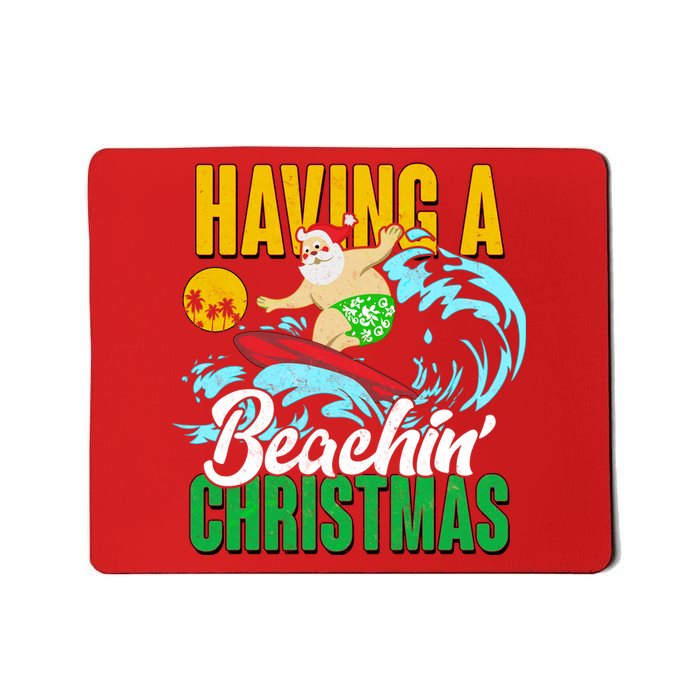 Having A Beachin' Christmas Mousepad