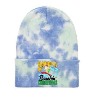 Having A Beachin' Christmas Tie Dye 12in Knit Beanie