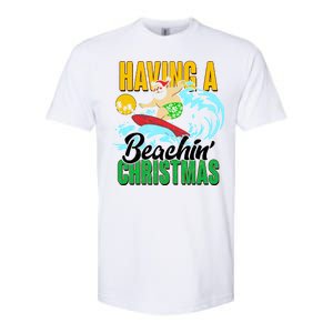 Having A Beachin' Christmas Softstyle CVC T-Shirt