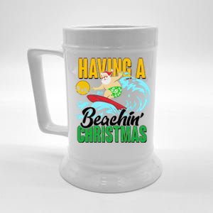 Having A Beachin' Christmas Beer Stein