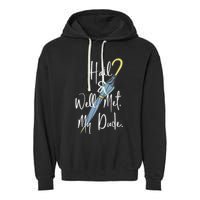 Hail And Well Met My Dude Umbrella Garment-Dyed Fleece Hoodie