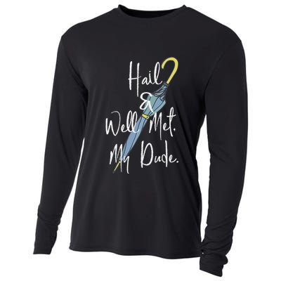 Hail And Well Met My Dude Umbrella Cooling Performance Long Sleeve Crew