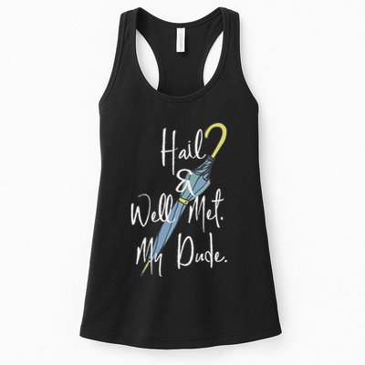 Hail And Well Met My Dude Umbrella Womens Tank Top