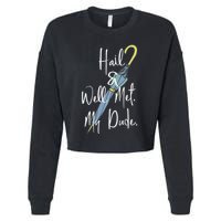 Hail And Well Met My Dude Umbrella Cropped Pullover Crew