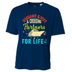 Husband And Wife Cruise Partners For Life 2024 Cruising Cooling Performance Crew T-Shirt