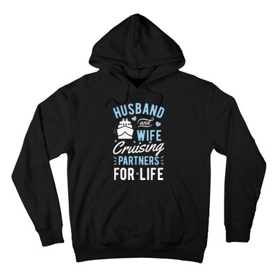 Husband and Wife Cruising Partners for Life couple Hoodie