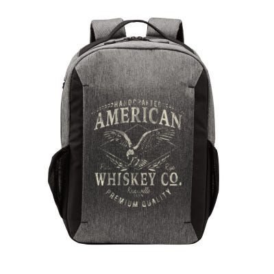 Handcrafted American Whiskey Eagle Vintage Graphic Vector Backpack