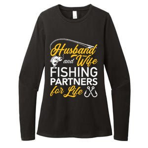 Husband and wife fishing partners for life Womens CVC Long Sleeve Shirt