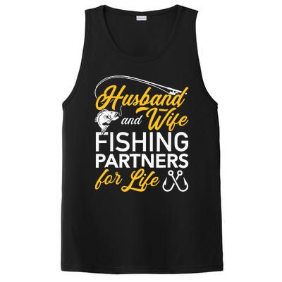 Husband and wife fishing partners for life PosiCharge Competitor Tank