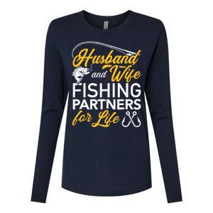 Husband and wife fishing partners for life Womens Cotton Relaxed Long Sleeve T-Shirt