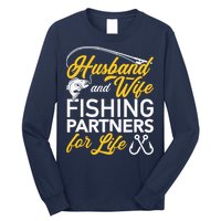 Husband and wife fishing partners for life Long Sleeve Shirt