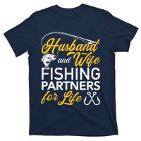 Husband and wife fishing partners for life T-Shirt