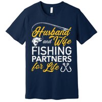 Husband and wife fishing partners for life Premium T-Shirt