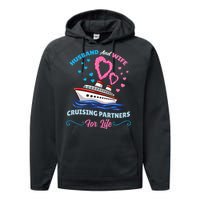 Husband And Wife Cruising Partners For Life Performance Fleece Hoodie