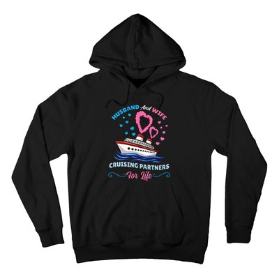 Husband And Wife Cruising Partners For Life Hoodie