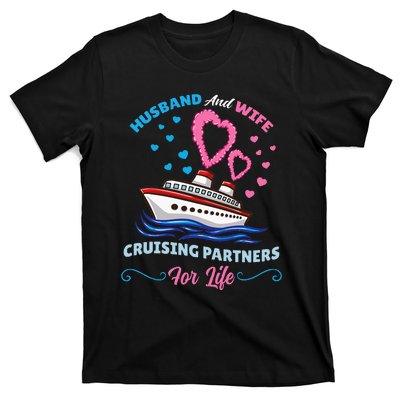 Husband And Wife Cruising Partners For Life T-Shirt