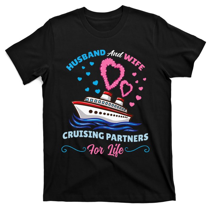 Husband And Wife Cruising Partners For Life T-Shirt