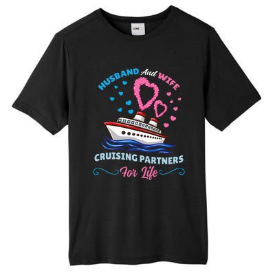 Husband And Wife Cruising Partners For Life Tall Fusion ChromaSoft Performance T-Shirt