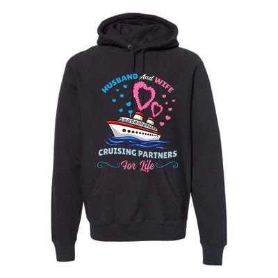 Husband And Wife Cruising Partners For Life Premium Hoodie