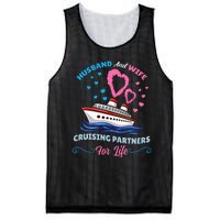 Husband And Wife Cruising Partners For Life Mesh Reversible Basketball Jersey Tank