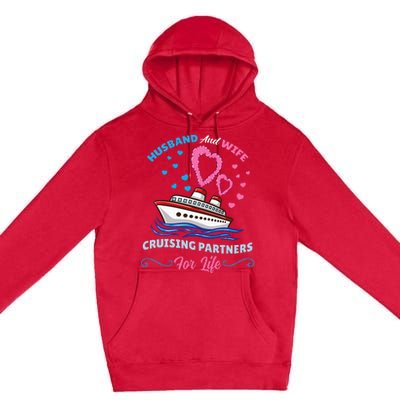 Husband And Wife Cruising Partners For Life Premium Pullover Hoodie