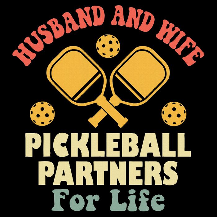 Husband And Wife Pickleball Partners For Life Impact Tech Backpack