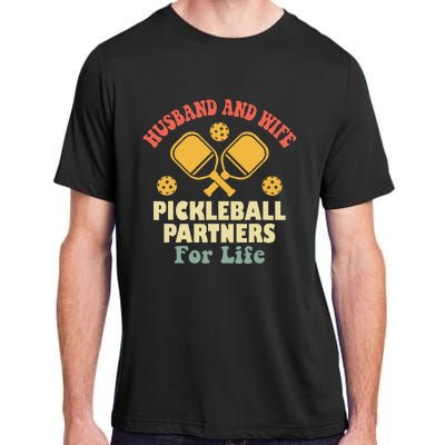 Husband And Wife Pickleball Partners For Life Adult ChromaSoft Performance T-Shirt