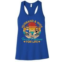 Husband And Wife Travel Partners For Life Beach Traveling Women's Racerback Tank