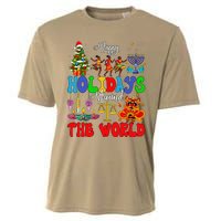 Holidays Around World Xmas Hanukkah Kwanzaa Diwali New Year Cooling Performance Crew T-Shirt