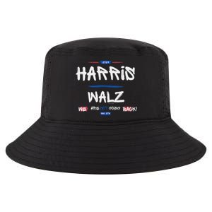 Harris And Walz We Are Not Going Back Nov 5th 2024 Vote Cool Comfort Performance Bucket Hat