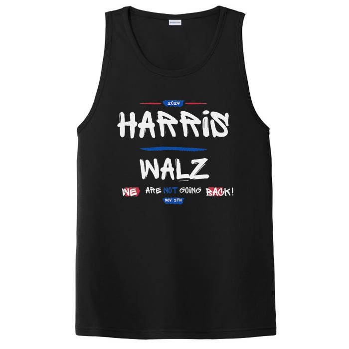 Harris And Walz We Are Not Going Back Nov 5th 2024 Vote PosiCharge Competitor Tank