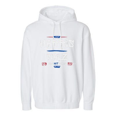 Harris And Walz We Are Not Going Back Nov 5th 2024 Vote Garment-Dyed Fleece Hoodie