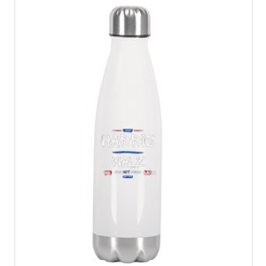 Harris And Walz We Are Not Going Back Nov 5th 2024 Vote Stainless Steel Insulated Water Bottle