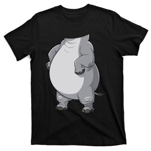 Hippo Adult Women Hippopotamus Costume T-Shirt