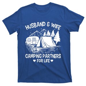 Husband And Wife Camping Partner For Life Gift T-Shirt