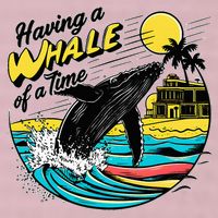 Having A Whale Of A Time Funny Humorous Beach 25L Jumbo Tote