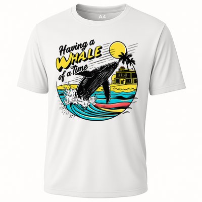 Having A Whale Of A Time Funny Humorous Beach Performance Shirt