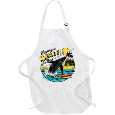 Having A Whale Of A Time Funny Humorous Beach Apron