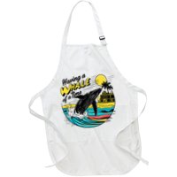 Having A Whale Of A Time Funny Humorous Beach Apron